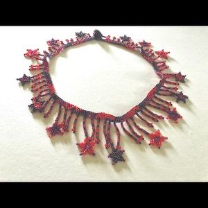 Beaded Star Necklace